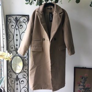 Longline Beige Coat